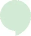 Icon of a light green speech bubble
