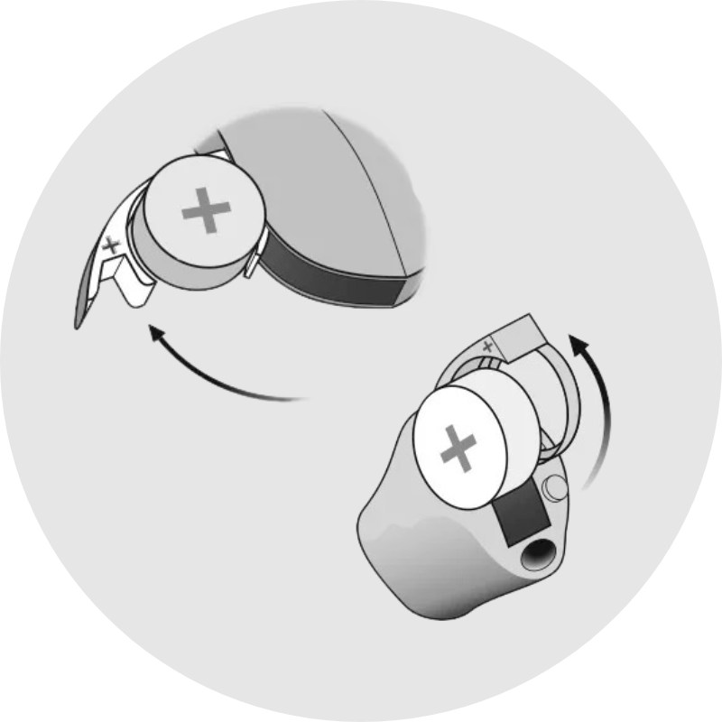 Replacing Your Hearing Aid Battery Step 1