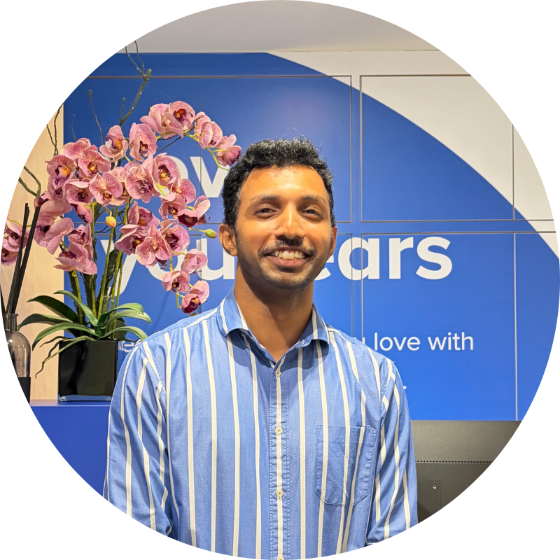 Ravin Bhaskar, audiolog klinis di Hearing Partners
